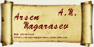 Arsen Magarašev vizit kartica